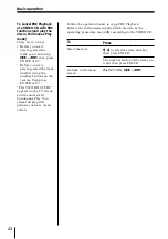 Preview for 42 page of Sony PBD-D50 Operating Instruction