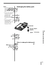 Preview for 73 page of Sony PBD-D50 Operating Instruction