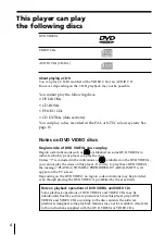 Preview for 4 page of Sony PBD-V30 Operating Instructions Manual