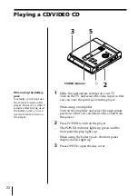 Preview for 22 page of Sony PBD-V30 Operating Instructions Manual