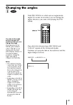 Preview for 43 page of Sony PBD-V30 Operating Instructions Manual