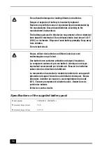 Preview for 16 page of Sony PCG-4P1L Safety Information Manual