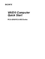 Preview for 1 page of Sony PCG-8K1L Quick Start Manual