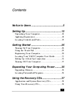 Preview for 3 page of Sony PCG-9F1L Quick Start Manual