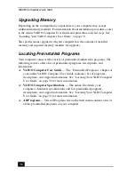 Preview for 36 page of Sony PCG-9F1L Quick Start Manual