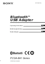 Sony PCG-ABA1 Series Operating Instructions Manual предпросмотр