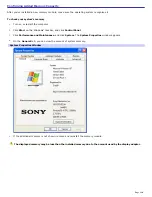 Preview for 118 page of Sony PCG-FRV25 VAIO User Guide  (primary manual) User Manual