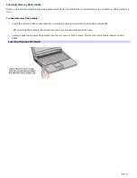 Предварительный просмотр 67 страницы Sony PCG-FRV35 - VAIO - Pentium 4 2.66 GHz User Manual