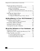 Preview for 4 page of Sony PCG-FX410 Primary User Manual