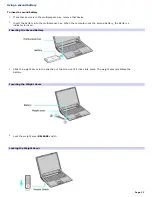 Предварительный просмотр 13 страницы Sony PCG-GRT270 - VAIO - Pentium 4-M 2.6 GHz User Manual