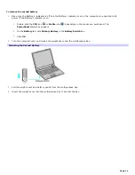 Предварительный просмотр 14 страницы Sony PCG-GRT270 - VAIO - Pentium 4-M 2.6 GHz User Manual