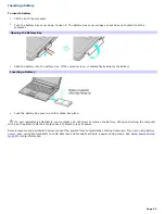 Предварительный просмотр 23 страницы Sony PCG-GRT270 - VAIO - Pentium 4-M 2.6 GHz User Manual