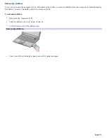 Предварительный просмотр 24 страницы Sony PCG-GRT270 - VAIO - Pentium 4-M 2.6 GHz User Manual