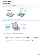 Preview for 5 page of Sony PCG-GRV680 - VAIO - Pentium 4 2.6 GHz User Manual