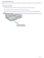 Preview for 21 page of Sony PCG-K23 - VAIO - Mobile Pentium 4 2.8 GHz User Manual