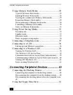 Preview for 2 page of Sony PCG-R505ES User Manual