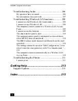 Preview for 8 page of Sony PCG-R505ES User Manual