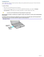 Preview for 101 page of Sony PCG-SRX99K VAIO User Guide  (primary manual) User Manual