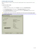 Preview for 188 page of Sony PCG-SRX99K VAIO User Guide  (primary manual) User Manual