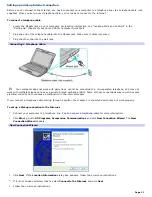 Предварительный просмотр 21 страницы Sony PCG-TR1A - VAIO - Pentium M 900 MHz User Manual