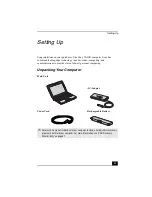 Предварительный просмотр 15 страницы Sony PCG-TR2A - VAIO - Pentium M 1 GHz Quick Start Manual