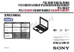 Preview for 1 page of Sony PCG-V505DH Service Manual