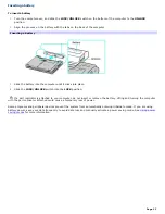 Preview for 13 page of Sony PCG-V505DX - VAIO - Pentium M 1.4 GHz User Manual