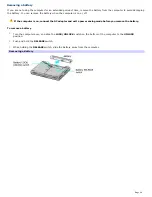 Preview for 14 page of Sony PCG-V505DX - VAIO - Pentium M 1.4 GHz User Manual