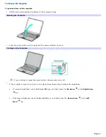 Предварительный просмотр 11 страницы Sony PCG-Z1WAMP1 VAIO User Guide (primary manual) User Manual