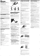 Preview for 2 page of Sony PCGA-UMS3 Operating Instructions