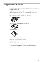 Preview for 5 page of Sony PCGA UVC11A - VAIO USB Visual Communication Camera Operating Instructions Manual