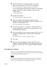 Preview for 10 page of Sony PCGA UVC11A - VAIO USB Visual Communication Camera Operating Instructions Manual