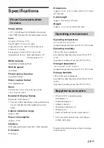 Preview for 29 page of Sony PCGA UVC11A - VAIO USB Visual Communication Camera Operating Instructions Manual