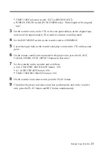 Preview for 27 page of Sony PCM-3324S Quick Reference