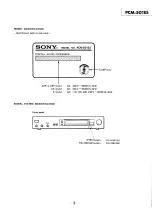 Preview for 3 page of Sony PCM-501ES Service Manual