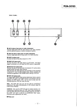 Preview for 7 page of Sony PCM-501ES Service Manual