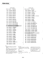 Preview for 42 page of Sony PCM-501ES Service Manual