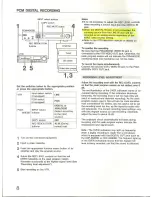 Preview for 8 page of Sony PCM-601ESD Operating Instructions Manual