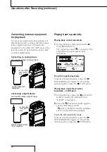 Preview for 34 page of Sony PCM-D50 - Portable Linear Pcm Recorder Operating Instructions Manual