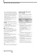 Preview for 38 page of Sony PCM-D50 - Portable Linear Pcm Recorder Operating Instructions Manual