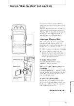 Preview for 45 page of Sony PCM-D50 - Portable Linear Pcm Recorder Operating Instructions Manual