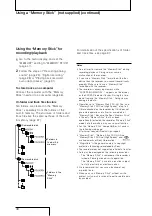 Preview for 46 page of Sony PCM-D50 - Portable Linear Pcm Recorder Operating Instructions Manual