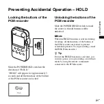 Предварительный просмотр 21 страницы Sony PCM-M10 Operating Instructions Manual