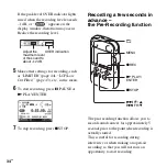 Предварительный просмотр 34 страницы Sony PCM-M10 Operating Instructions Manual