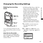 Предварительный просмотр 41 страницы Sony PCM-M10 Operating Instructions Manual