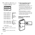 Предварительный просмотр 42 страницы Sony PCM-M10 Operating Instructions Manual