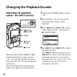 Предварительный просмотр 54 страницы Sony PCM-M10 Operating Instructions Manual