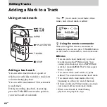 Предварительный просмотр 60 страницы Sony PCM-M10 Operating Instructions Manual