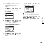 Предварительный просмотр 63 страницы Sony PCM-M10 Operating Instructions Manual