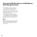 Предварительный просмотр 90 страницы Sony PCM-M10 Operating Instructions Manual